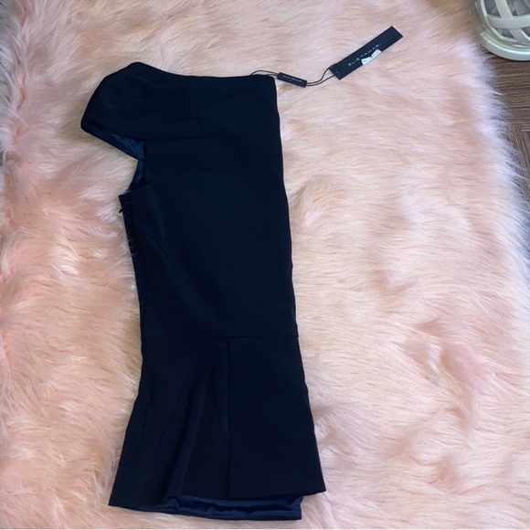 ElieTahari Darlene Blouse Size XS color: Black NWT - Picture 5 of 12